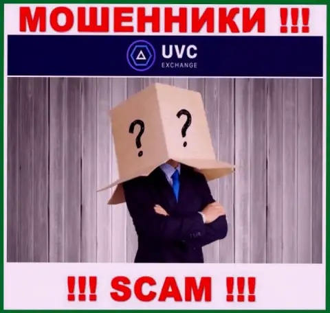 Не сотрудничайте с обманщиками UVC Exchange - нет инфы об их руководителях