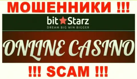 BitStarz Com - это мошенники, их деятельность - Казино, направлена на слив денежных вложений клиентов