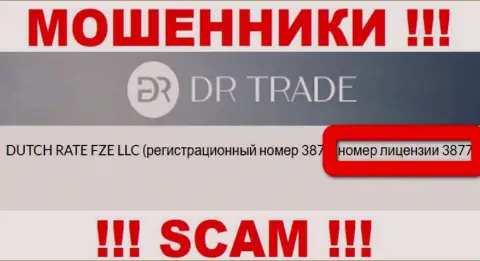 Осторожно, зная лицензию DRTrade Online с их сайта, уберечься от противозаконных комбинаций не выйдет - это ЖУЛИКИ !!!
