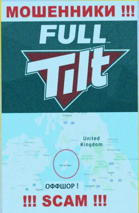 Isle of Man - оффшорное место регистрации мошенников FullTilt Poker, предложенное на их сервисе