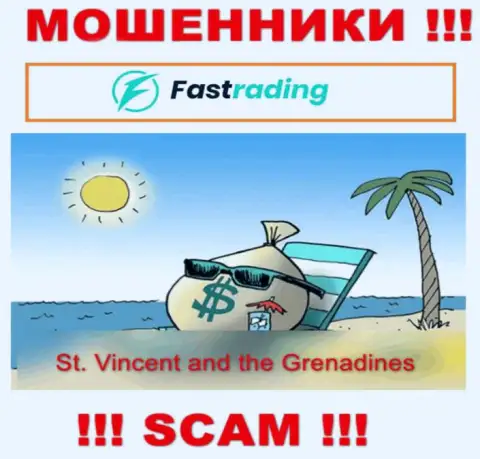 Офшорные internet-кидалы FasTrading прячутся вот тут - Сент-Винсент и Гренадины