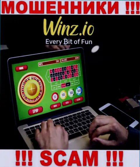 Направление деятельности internet мошенников Винз - это Casino, однако имейте ввиду это разводняк !!!