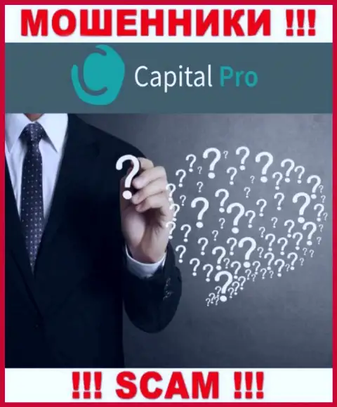 Capital-Pro - это ненадежная организация, инфа об руководстве которой напрочь отсутствует