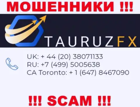 Не поднимайте трубку, когда названивают неизвестные, это могут оказаться интернет мошенники из компании TauruzFX Com