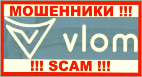 Логотип МОШЕННИКА Vlom Com