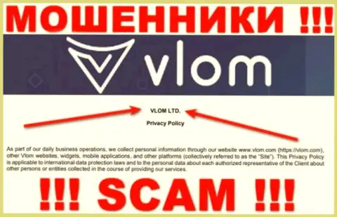 Vlom - это ВОРЮГИ ! ВЛОМ ЛТД - это компания, которая управляет этим лохотронным проектом