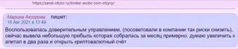 Отзыв интернет пользователя о Forex дилинговой компании ЕХ Брокерс на портале Sandi Obzor Ru