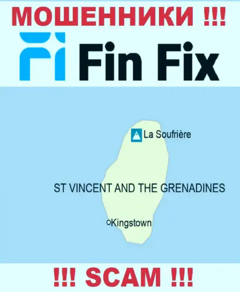 FinFix осели на территории St. Vincent and the Grenadines и безнаказанно прикарманивают вложенные деньги