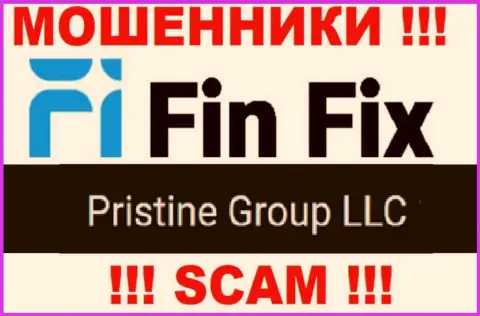 Юридическое лицо, которое управляет интернет-мошенниками FinFix - это Pristine Group LLC