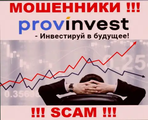 ProvInvest Org лишают вложений доверчивых клиентов, которые поверили в легальность их работы