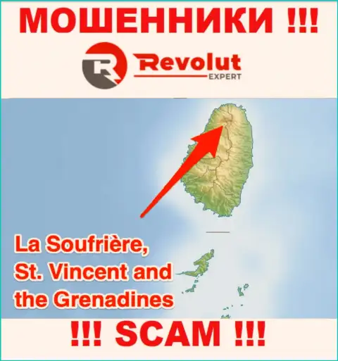 Контора RevolutExpert - это internet мошенники, пустили корни на территории Сент-Винсент и Гренадины, а это офшор