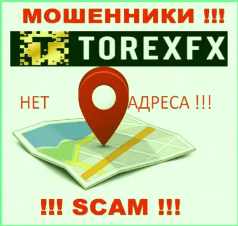 TorexFX не указали свое местоположение, на их сайте нет инфы о юридическом адресе регистрации